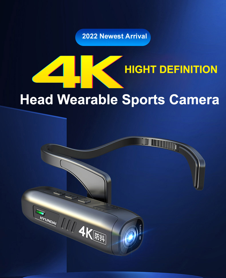 Home Security Recorder - Smart Outdoor Sports 5K Head Wearable