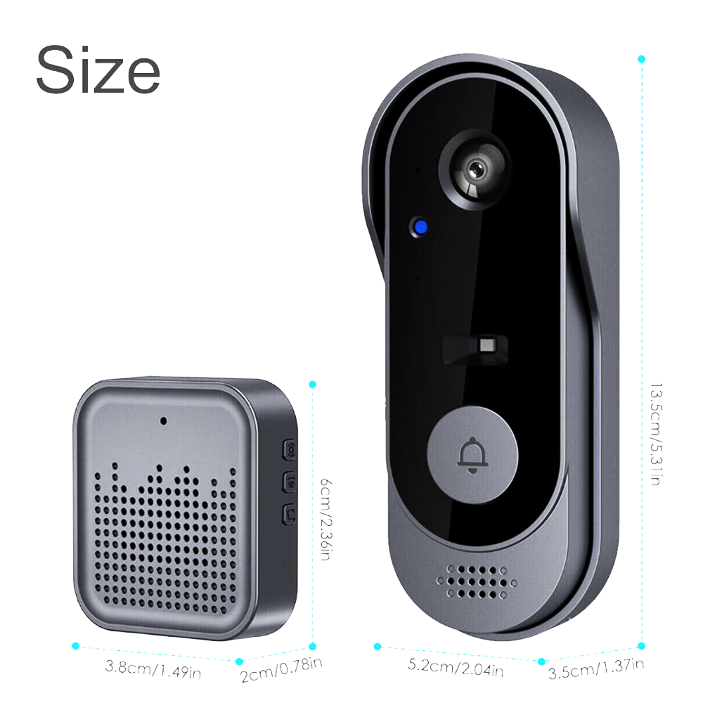 Peephole Camera Viewer - Tuya APP 170Degree Wide Angle Battery