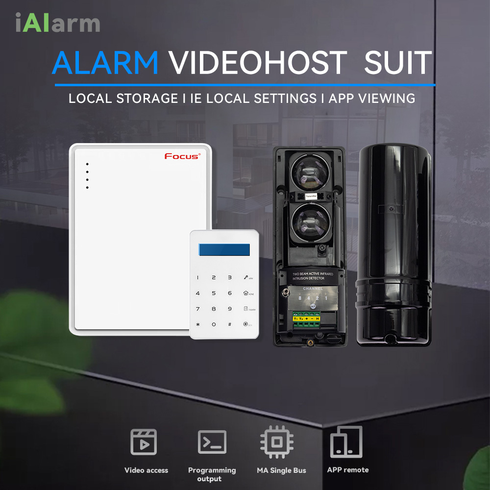Home Security Beams - iAlarm Dual-beam Infrared Sensor Alarm System