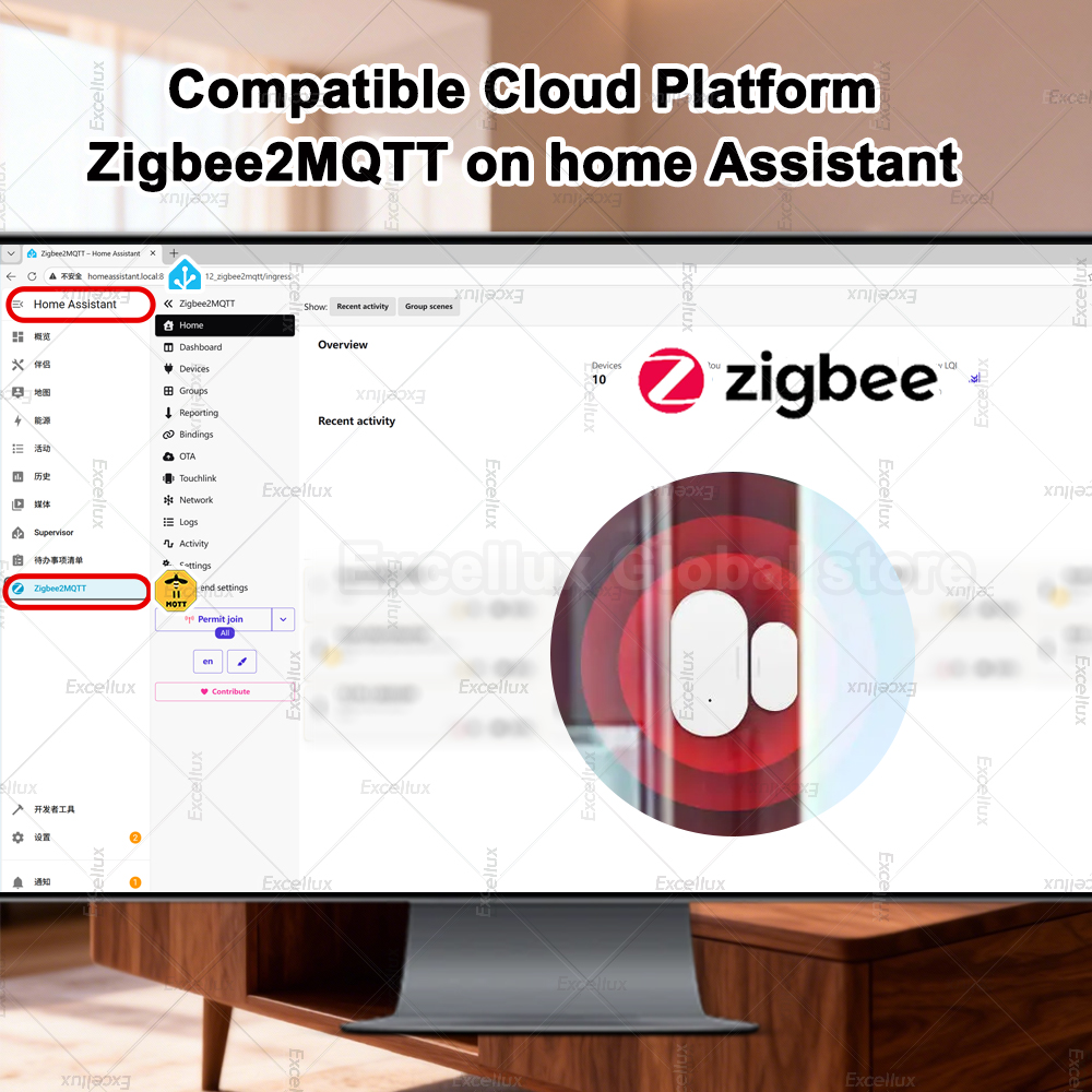 Zigbee 3.0 Door Window Sensor  - Home Security Doors 评论和价格