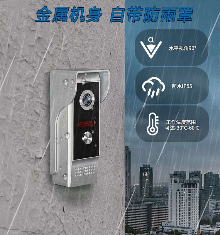 4.3Inch  TFT Monitor  4 Wired  - Peephole Camera Viewer 评论和价格
