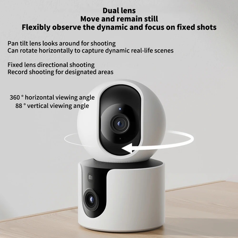 Xiaomi C300 Smart Camera Dual  - Home Security Camera Xiaomi Mi 360 评论和价格