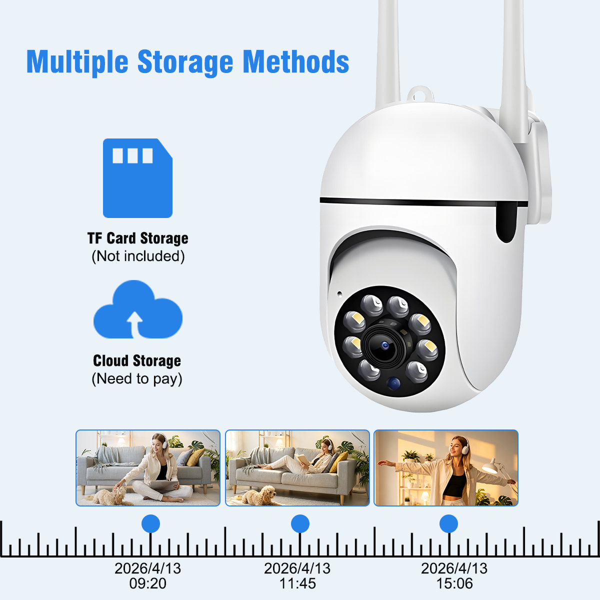 8MP Wireless network outdoor c - Ip Camera Outdoor 4K 评论和价格