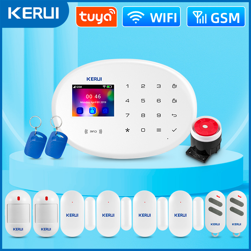 KERUI W202 Alarm System WIFI G - Home Security Front Door Camera 评论和价格