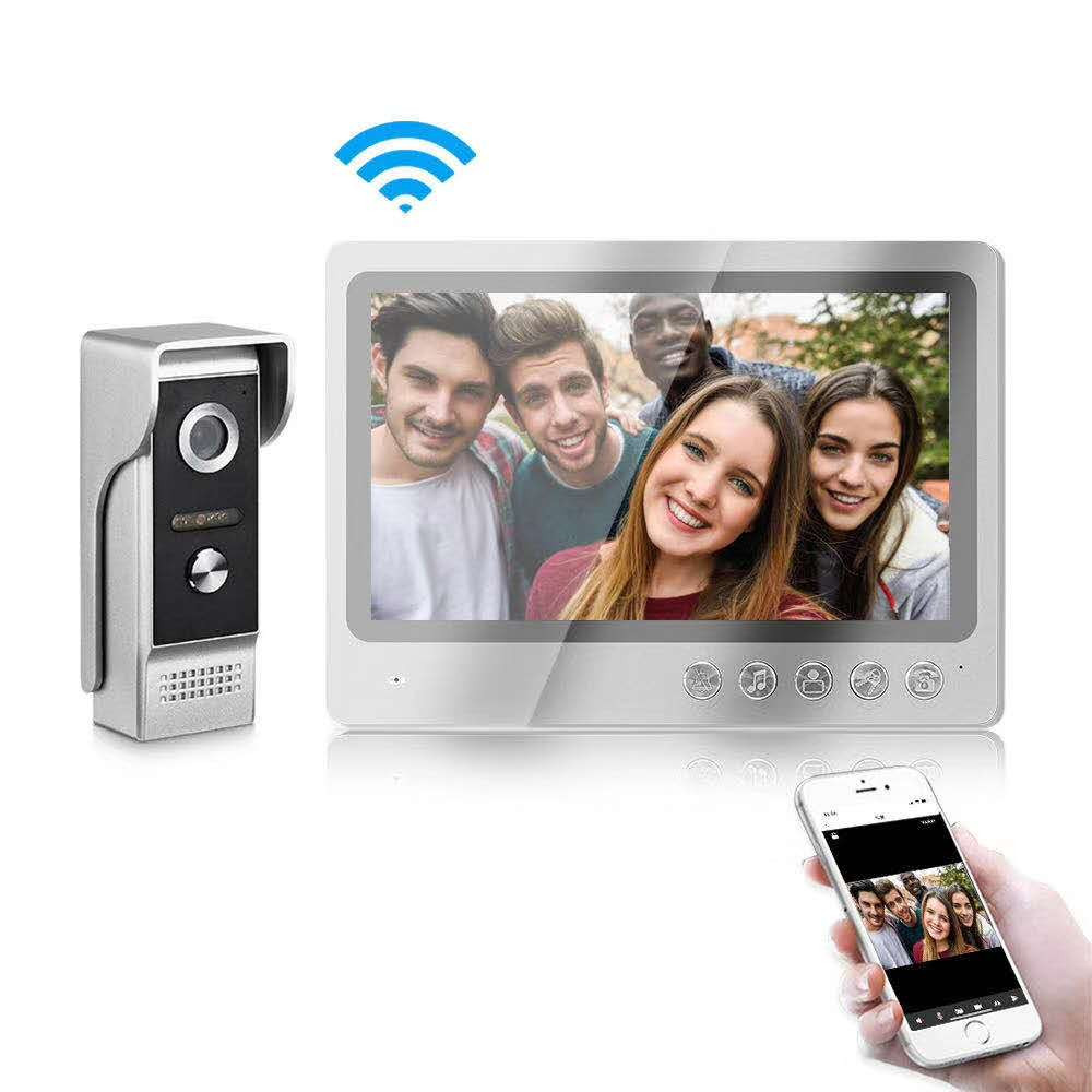 9Inch HD Screen Tuya APP Wired - Peephole Camera Viewer 评论和价格