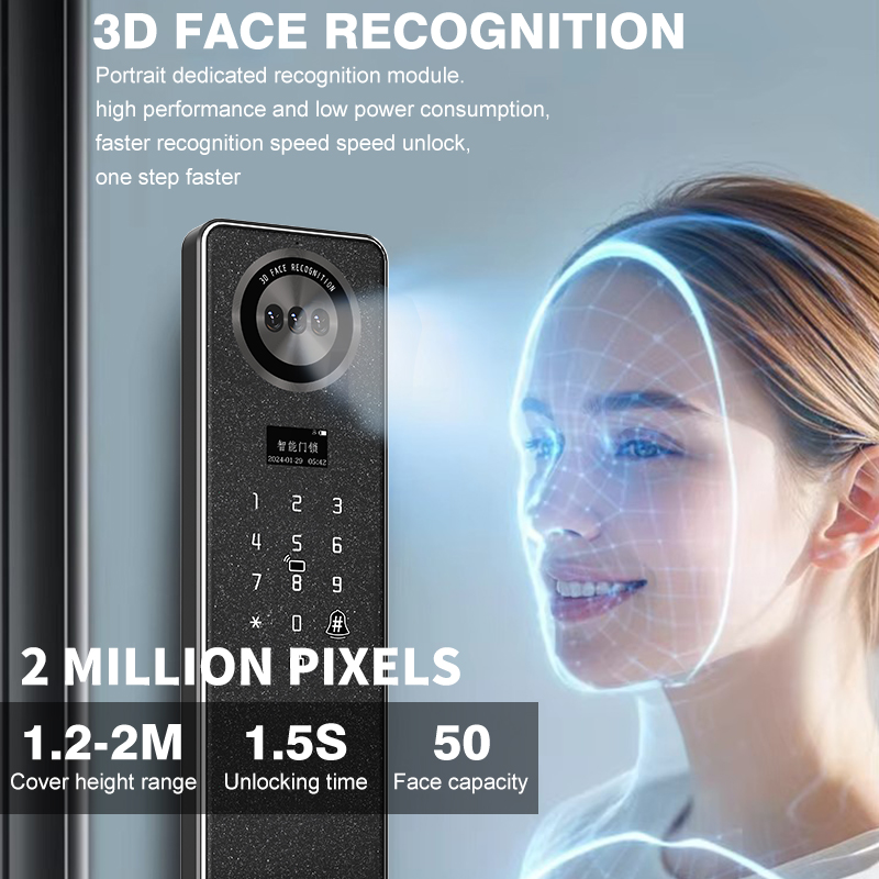 Tuya WiFi Smart Door Lock, Hom - Home Security Doors 评论和价格