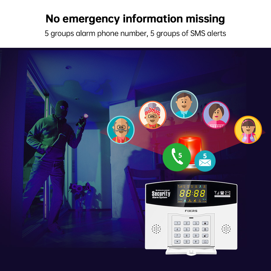 Fuers Tuya Smart Alarm System  - Home Security Front Door Camera 评论和价格
