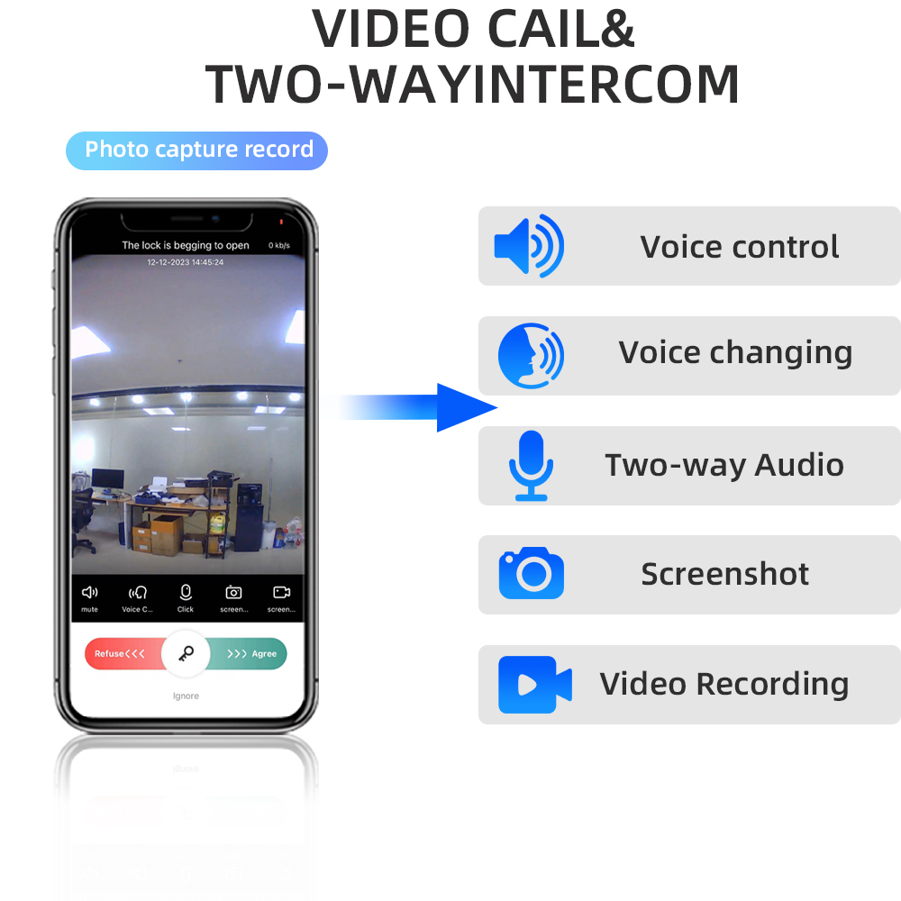RAYKUBE DF14 Tuya WiFi 3D Face - Peephole Camera Viewer 评论和价格