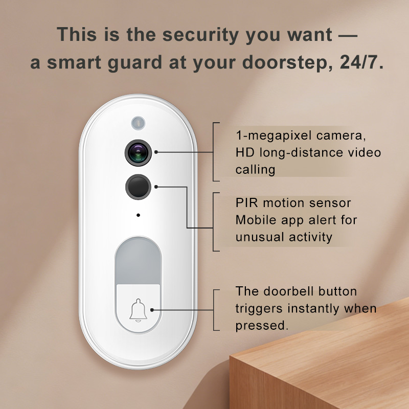 Tuya Smart Video Doorbell Wire - Home Security Recorder 评论和价格