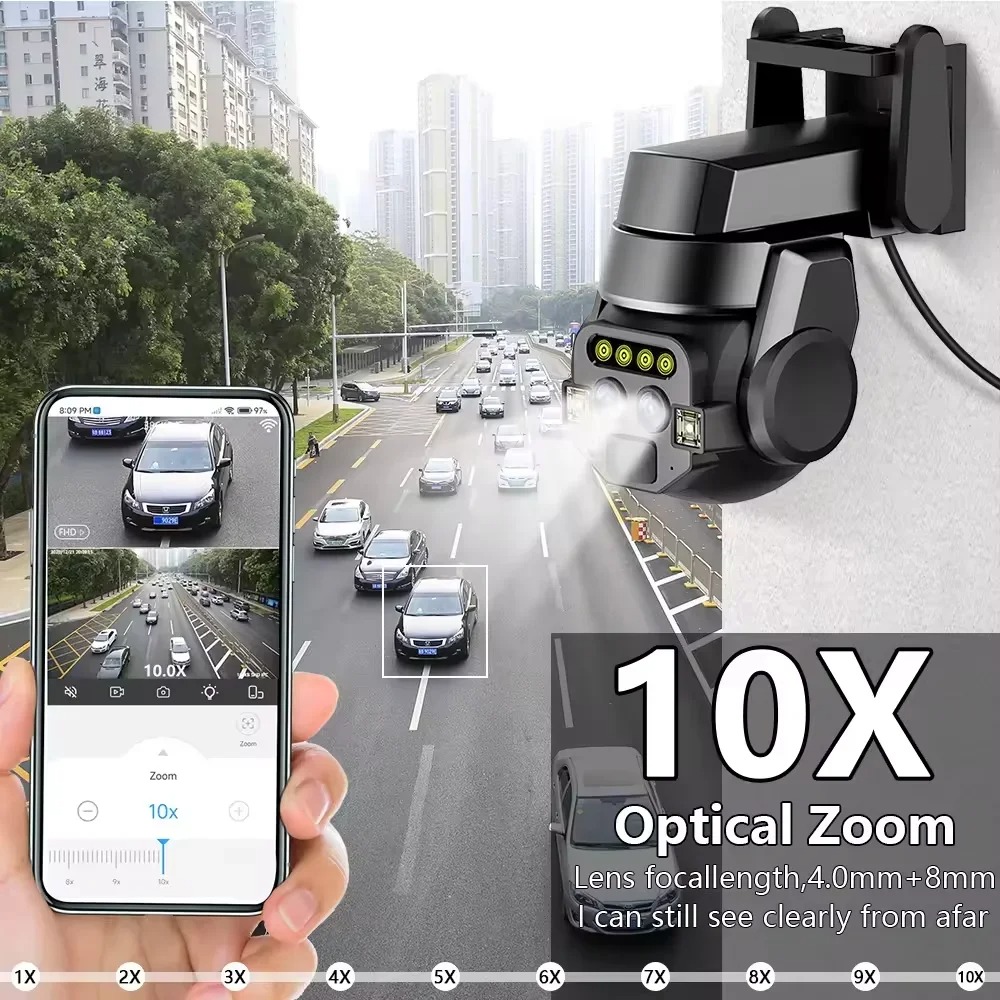 4K WiFi Surveillance Camera Ou - Ip Camera Outdoor 4K 评论和价格