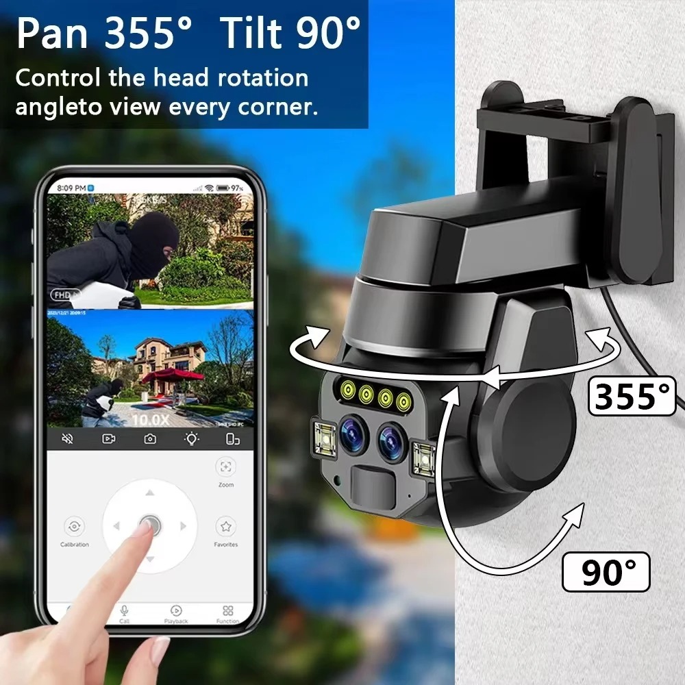 4K WiFi Surveillance Camera Ou - Ip Camera Outdoor 4K 评论和价格