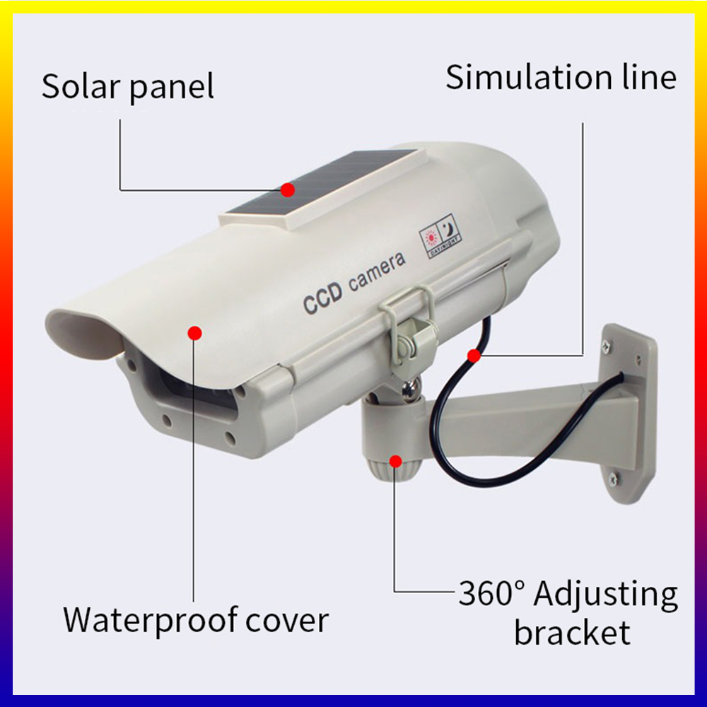 Simulation Solar Camera Waterp - Home Security Beams 评论和价格