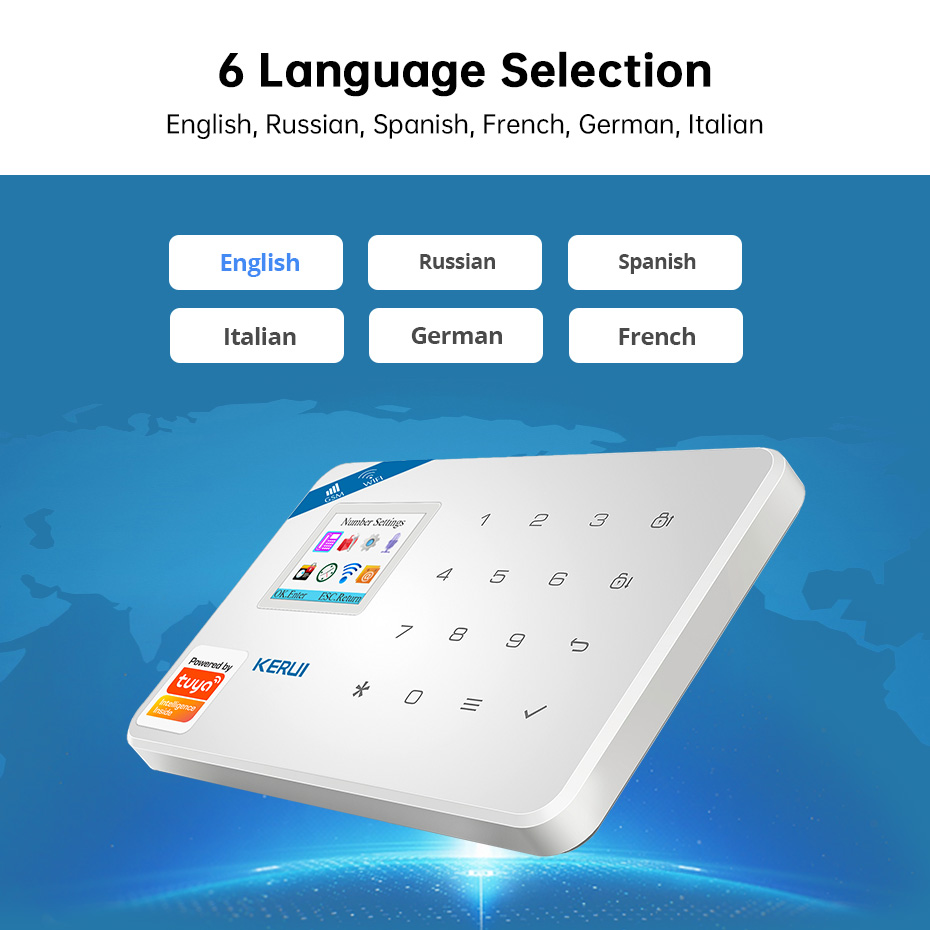 KERUI W181 Alarm System Secutr - Home Security Front Door Camera 评论和价格