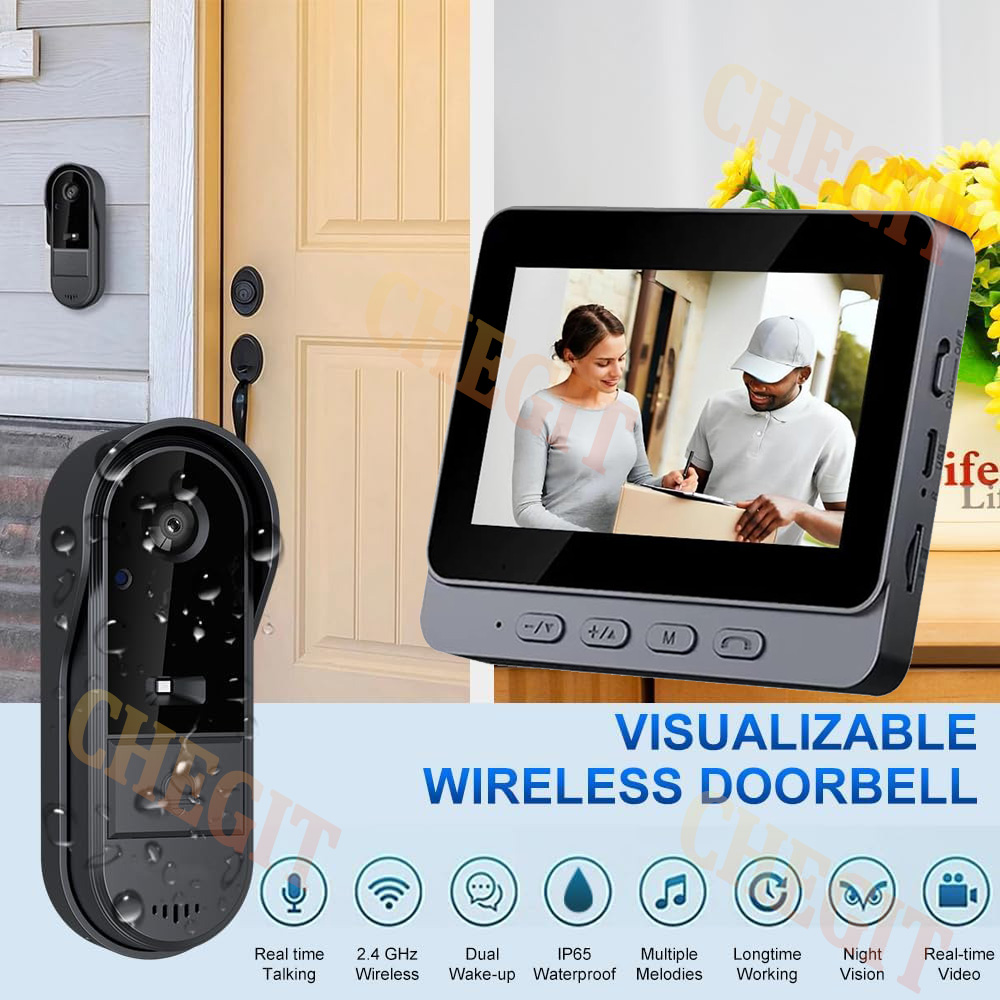 Wireless Wifi Doorbell Camera  - Home Security Blink 评论和价格