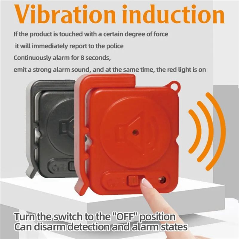 FULL-Vibration Alarm Sensors 1 - Home Security Doors 评论和价格