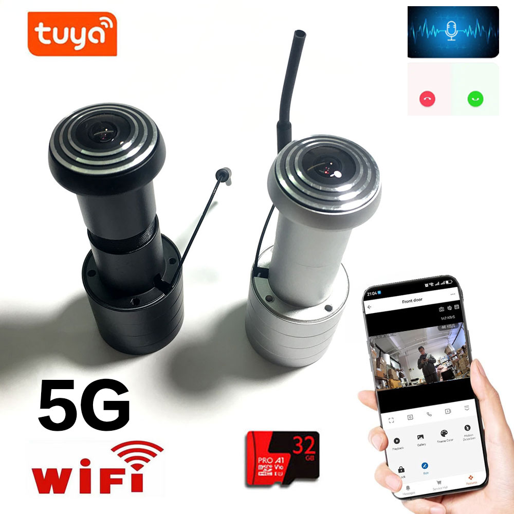 New Tuya Door Eye Hole Securit - Peephole Camera Viewer 评论和价格