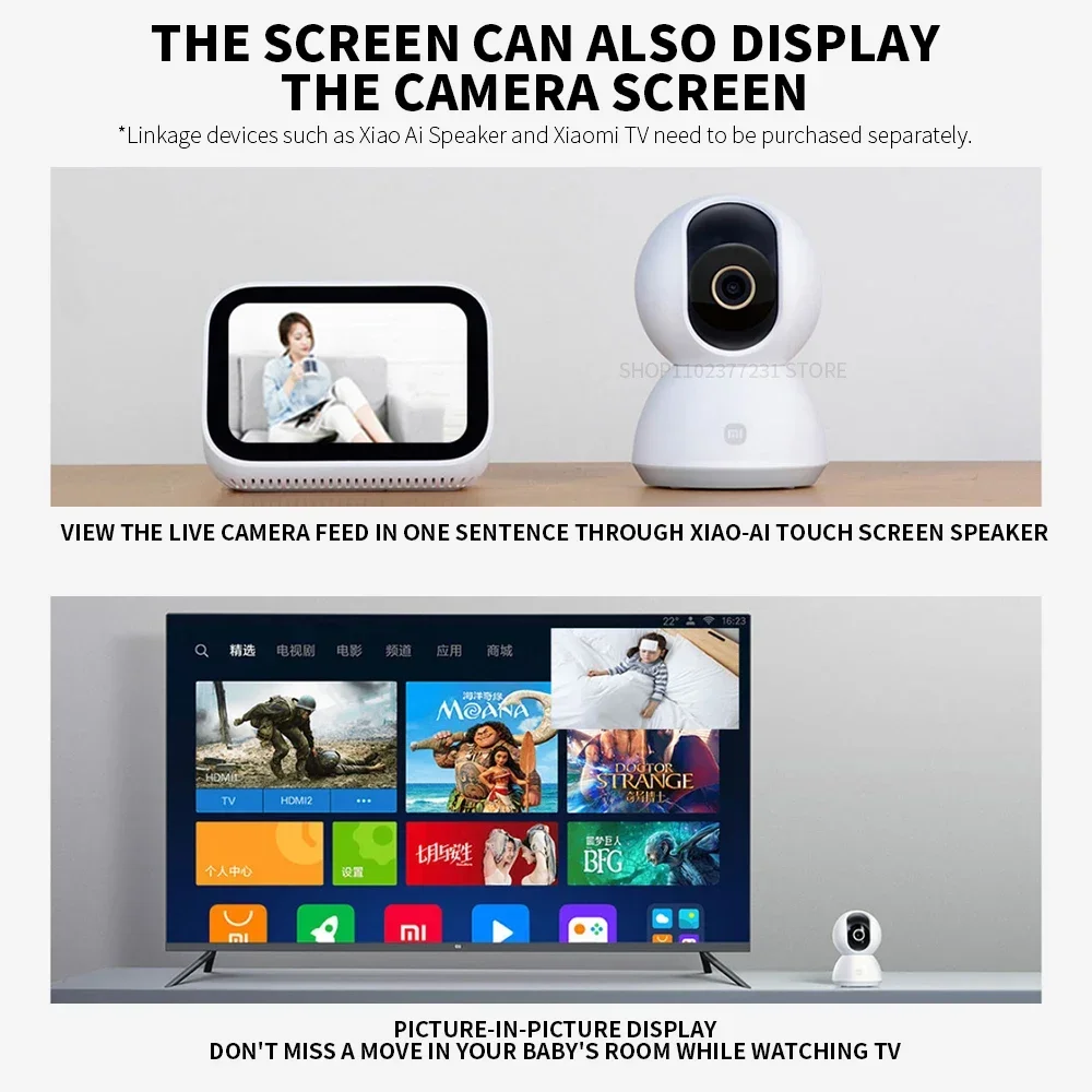 Xiaomi Smart Home 360° Securit - Home Security Camera Xiaomi Mi 360 评论和价格