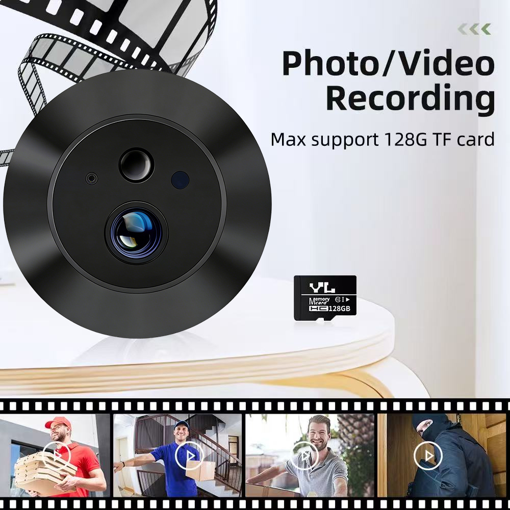 WiFi 2.4Ghz 5MP Tuya Smart Lif - Home Security Front Door Camera 评论和价格