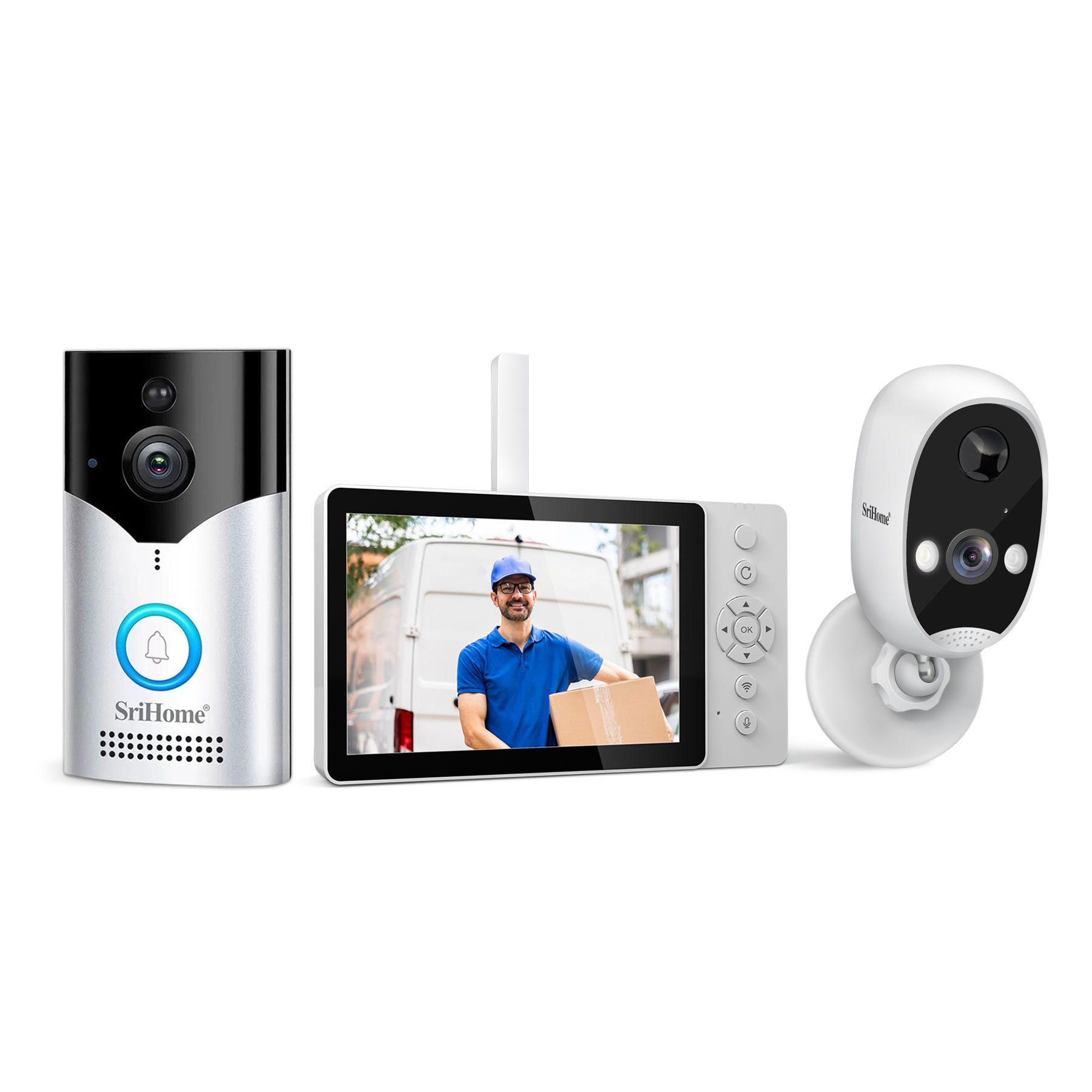 Srihome SH054+DH008 4MP 1400P  - Peephole Camera Viewer 评论和价格