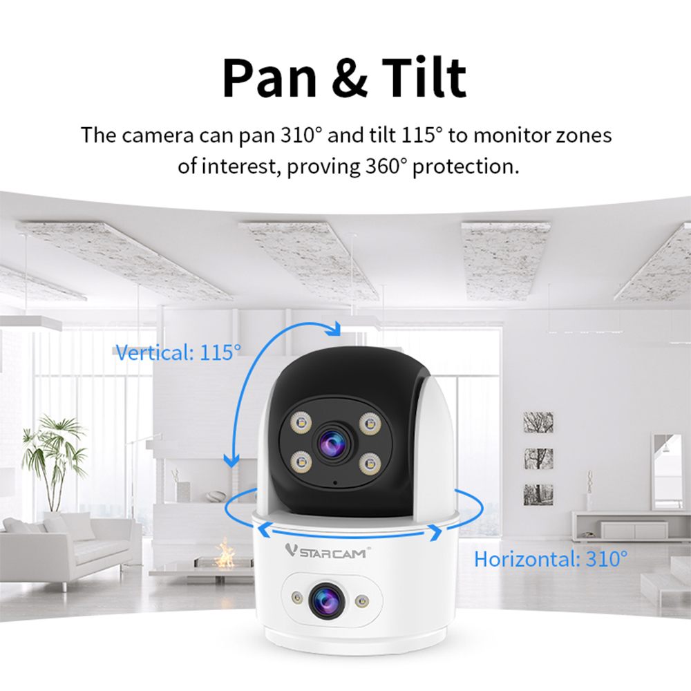 Vstarcam 5MP HD Dual Lens Came - Home Security Blink 评论和价格