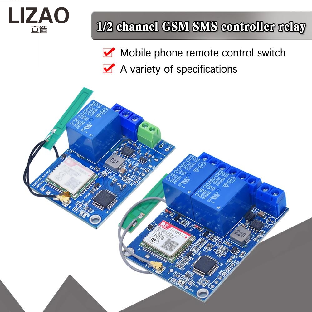 LIZAO 1/2 Channel GSM SMS Cont - Home Security Using Gsm 评论和价格