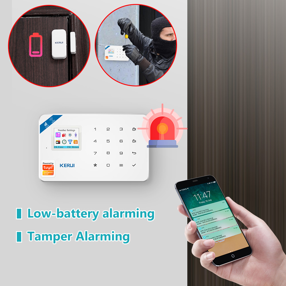 KERUI W181 Alarm System Secutr - Home Security Front Door Camera 评论和价格