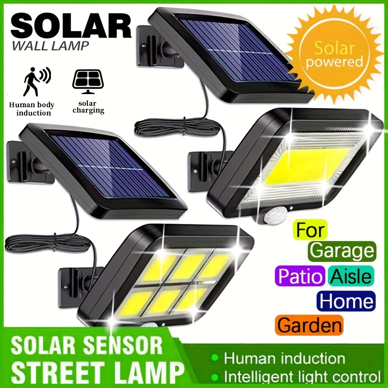 LED Solar Split Wall Lamp Outd - Home Security Beams 评论和价格