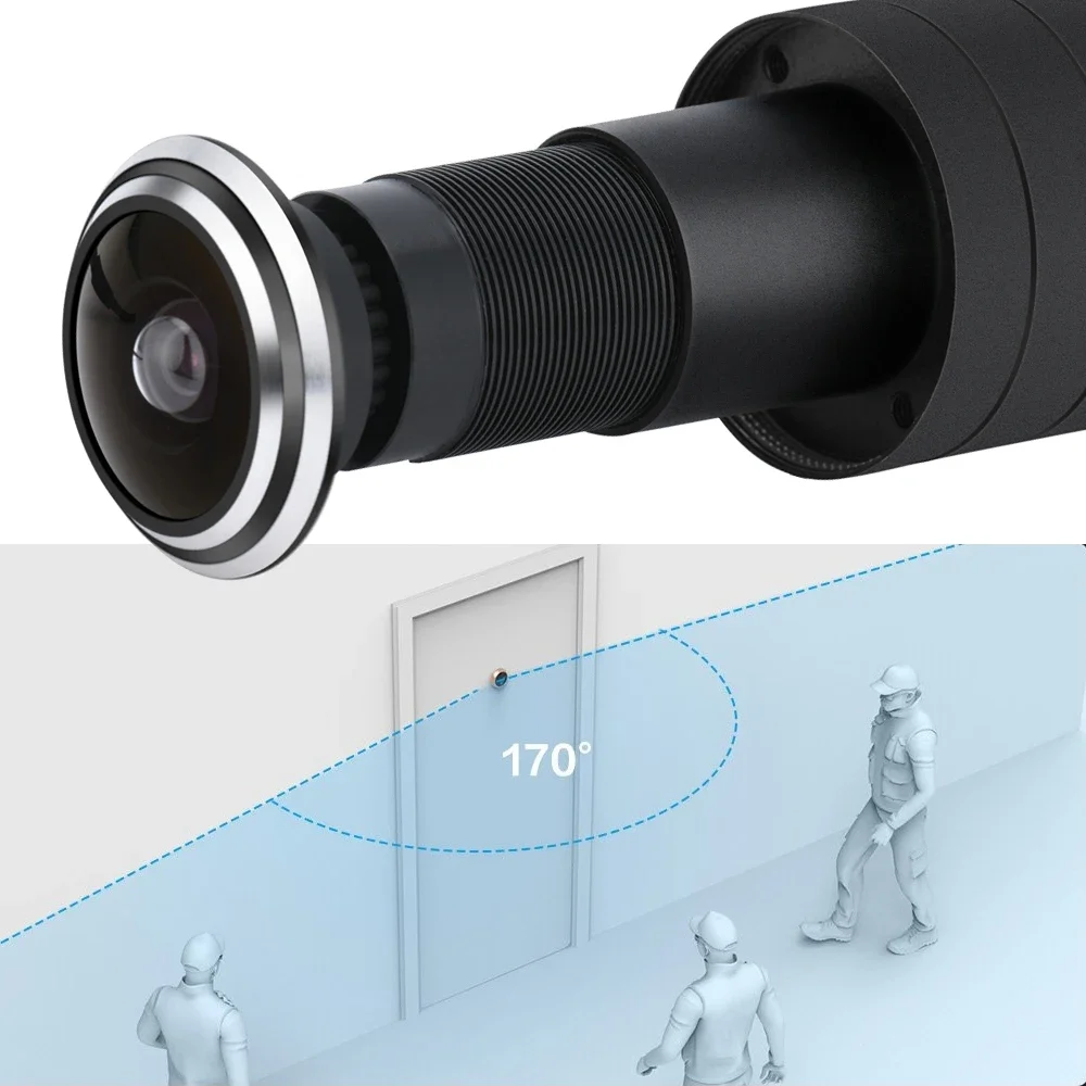 ICSEE TUYA WiFi Smart Door Eye - Home Security Front Door Camera 评论和价格