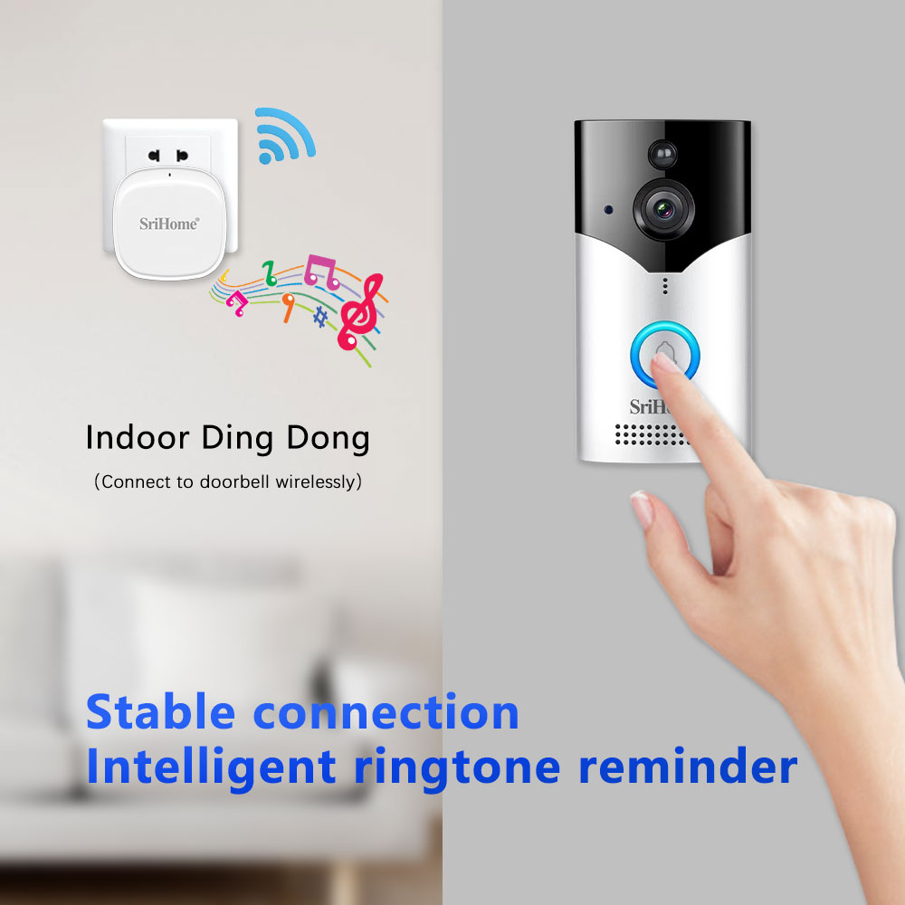 Srihome DH002 4MP 1440P Low Co - Peephole Camera Viewer 评论和价格