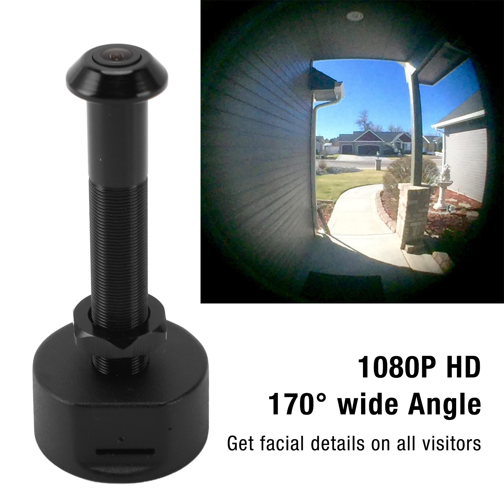 Digital Door Viewer 1080P HD A - Peephole Camera Viewer 评论和价格