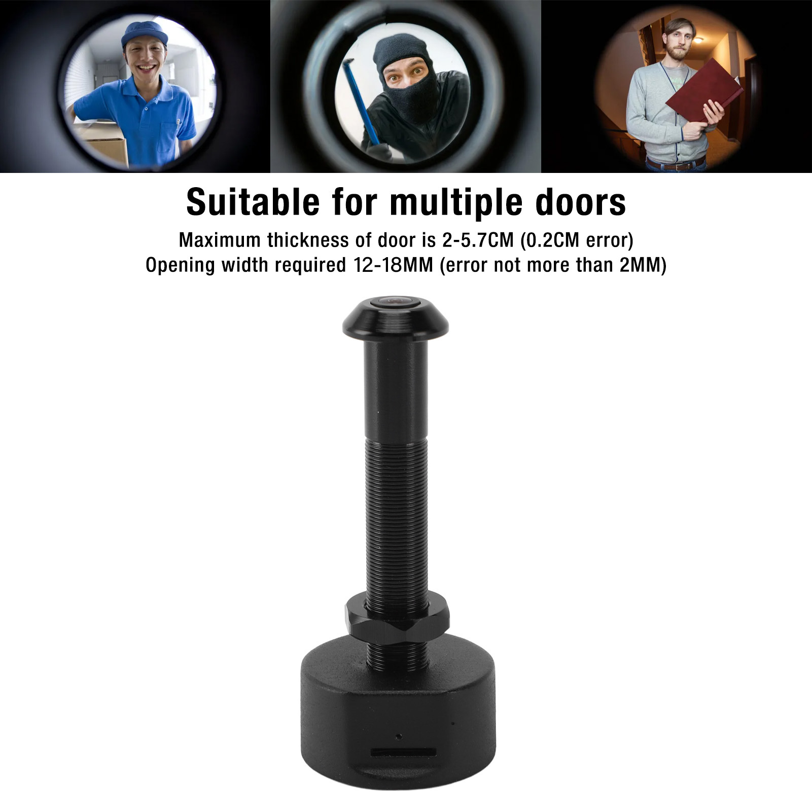 Digital Door Viewer 1080P HD A - Peephole Camera Viewer 评论和价格