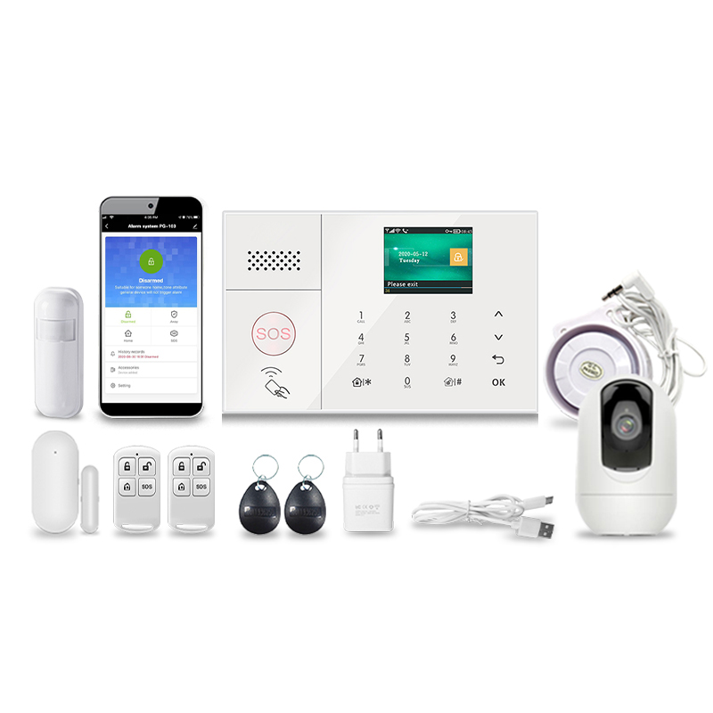 Best SalesTUYA Wireless Alarm  - Home Security Using Gsm 评论和价格