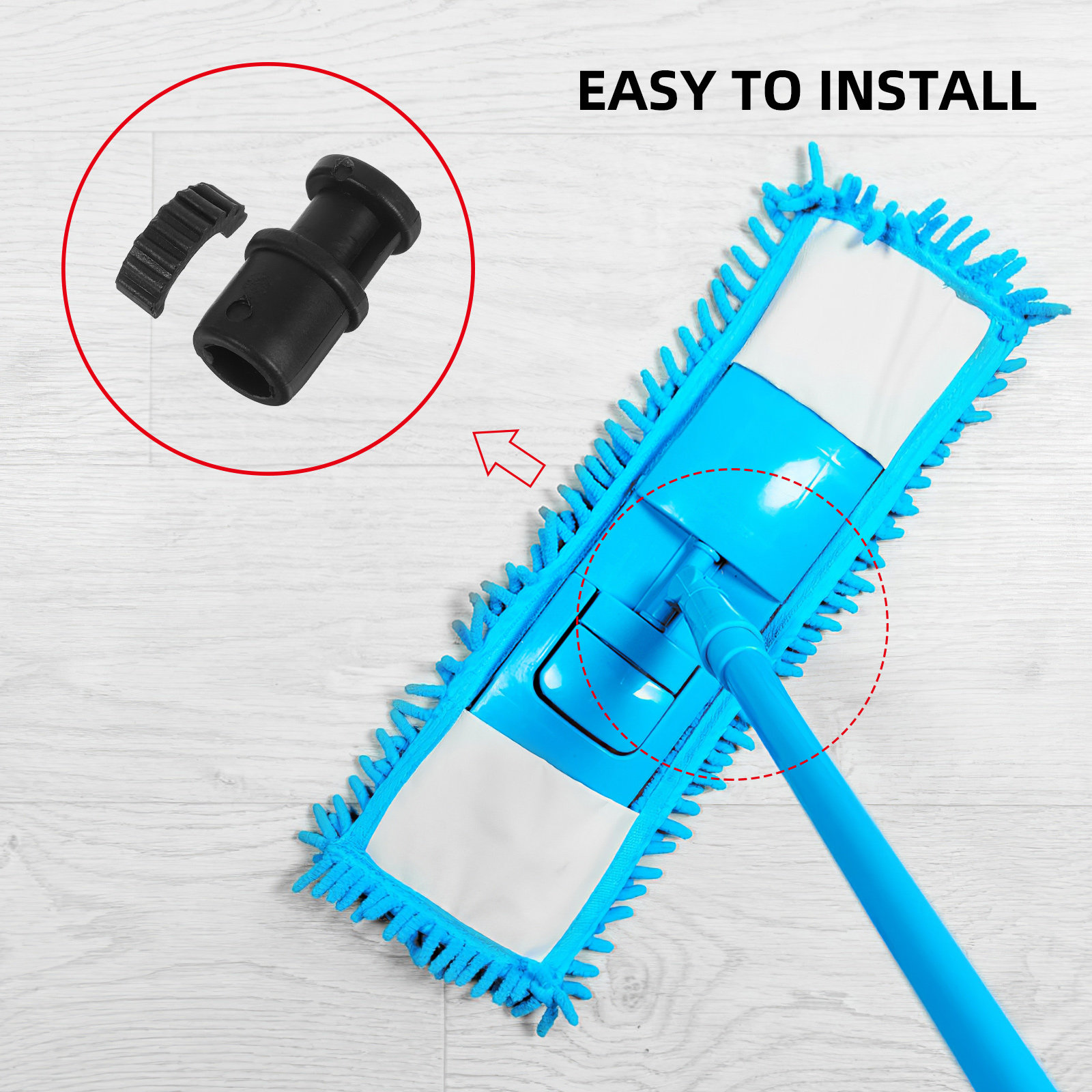 10Pcs Plastic Mop Handle Conne - Home Security Youtube 评论和价格