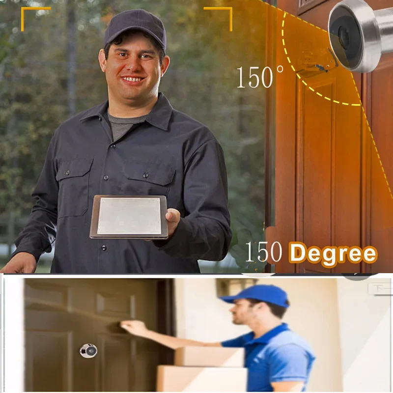 V380 2.4G  WiFi IR Door Eye Ca - Home Security Front Door Camera 评论和价格