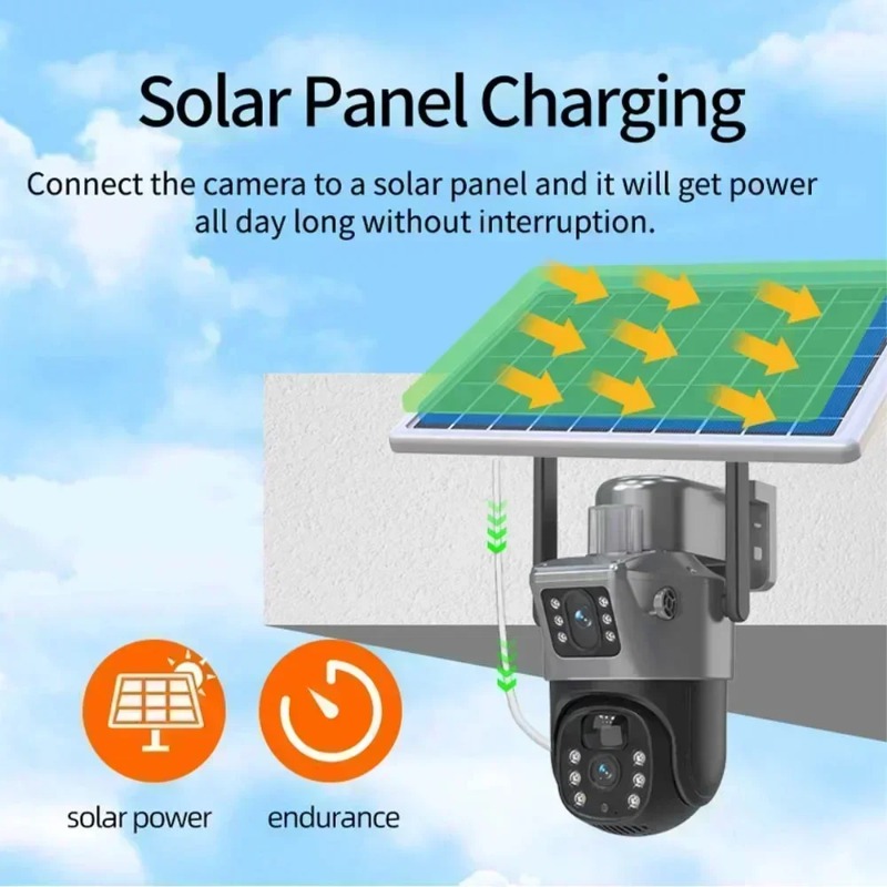 Farm Remote Watch Solar Camera - Ip Camera Outdoor 4K 评论和价格