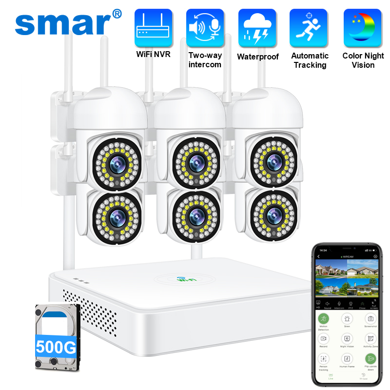 Smar 3MP Wireless CCTV Securit - Home Security Recorder 评论和价格