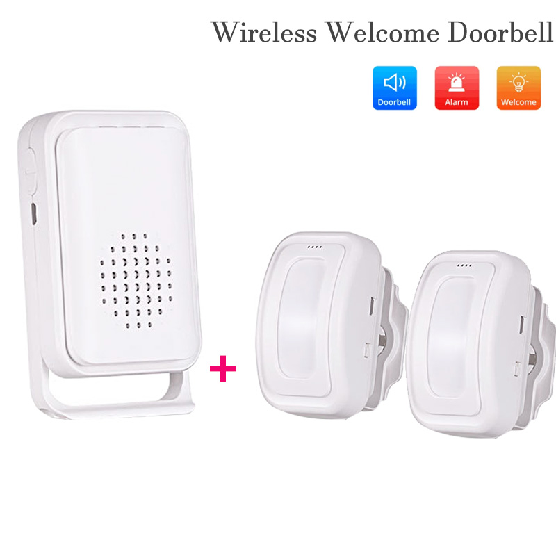 Wireless Welcome Doorbell Home - Home Security Doors 评论和价格