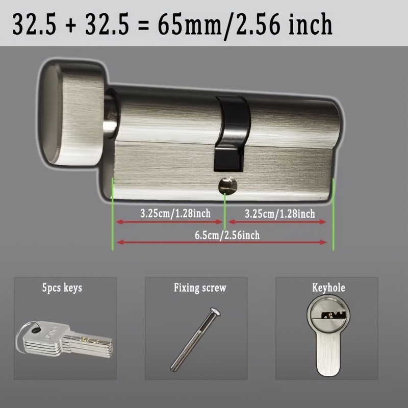 1Pc European Standard All-Copp - Home Security Doors 评论和价格
