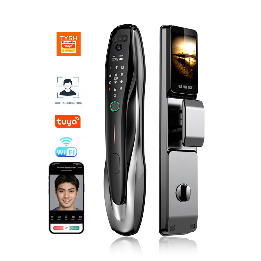 TYSH Tuya Security Fingerprint - Home Security Front Door Camera 评论和价格